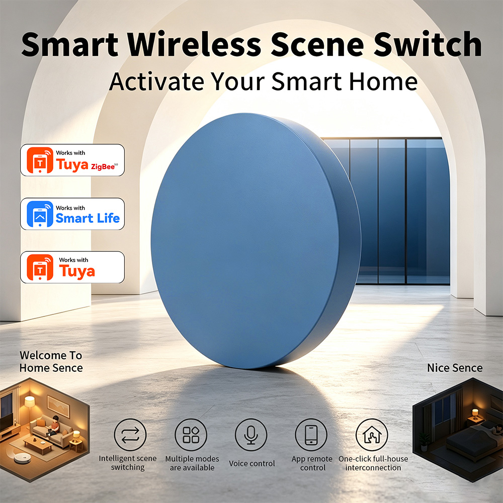 Smart Accessories - Zigbee Akıllı Sahne Düğmesi Tuya Smart